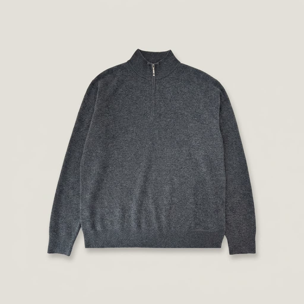 Fairfax Wool-Blend Quarter-Zip