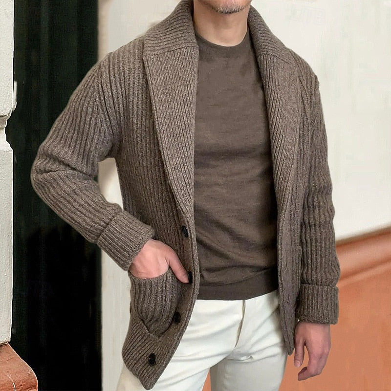 Harvey | Cardigan with Shawl Collar