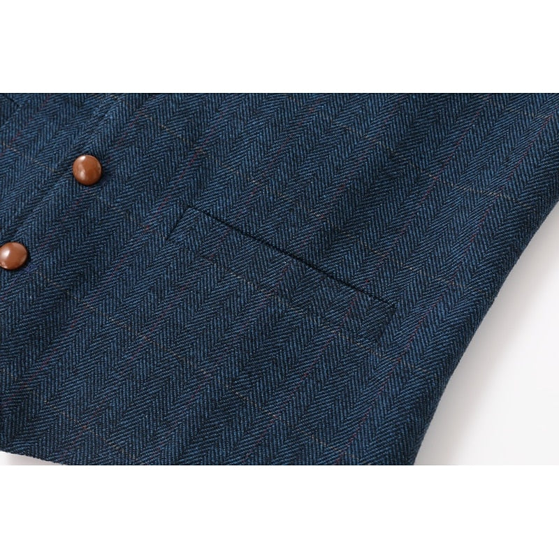 Atticus | Custom-Fit Herringbone Vest
