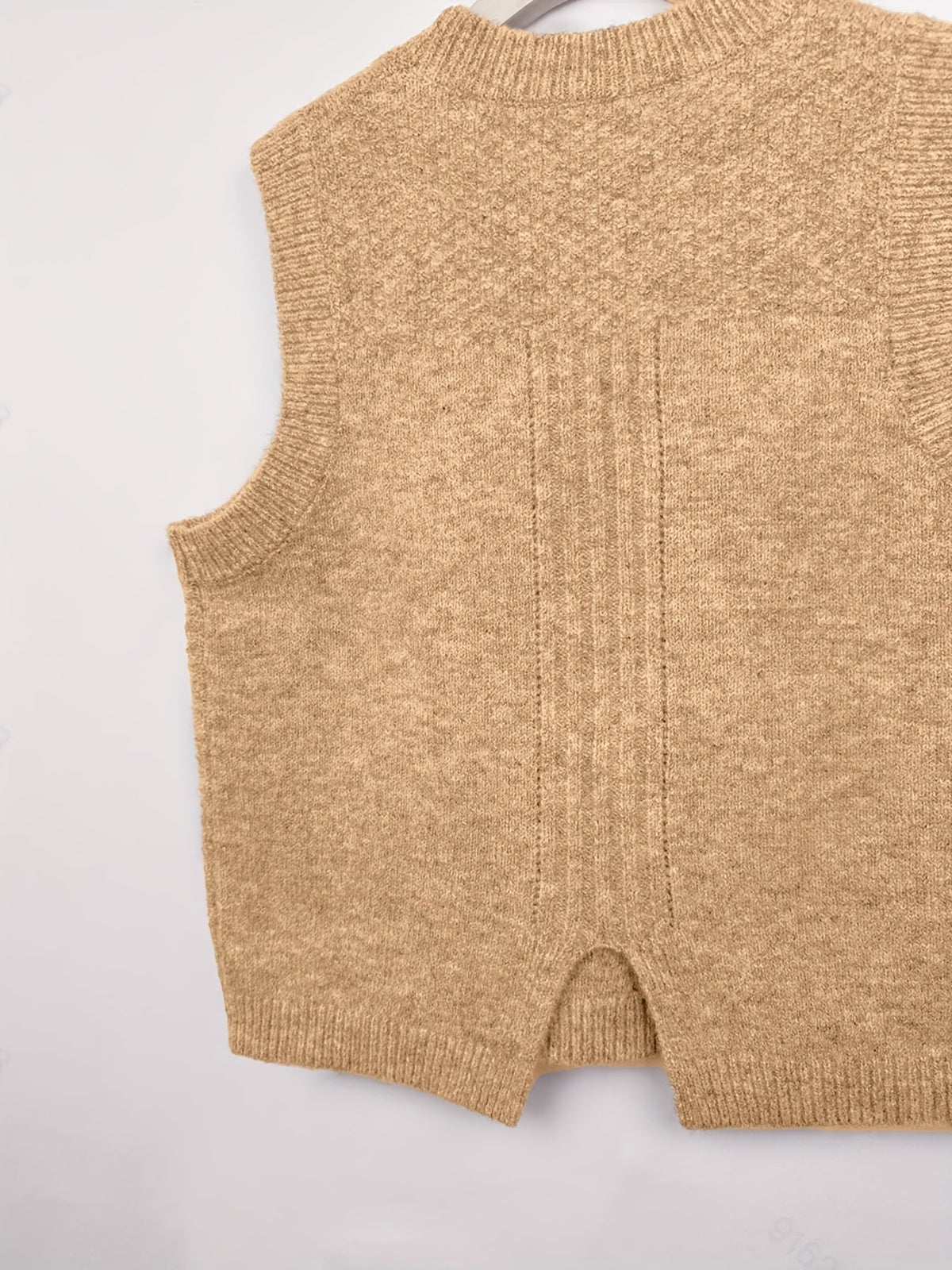 Eliza | Knit Cable Vest