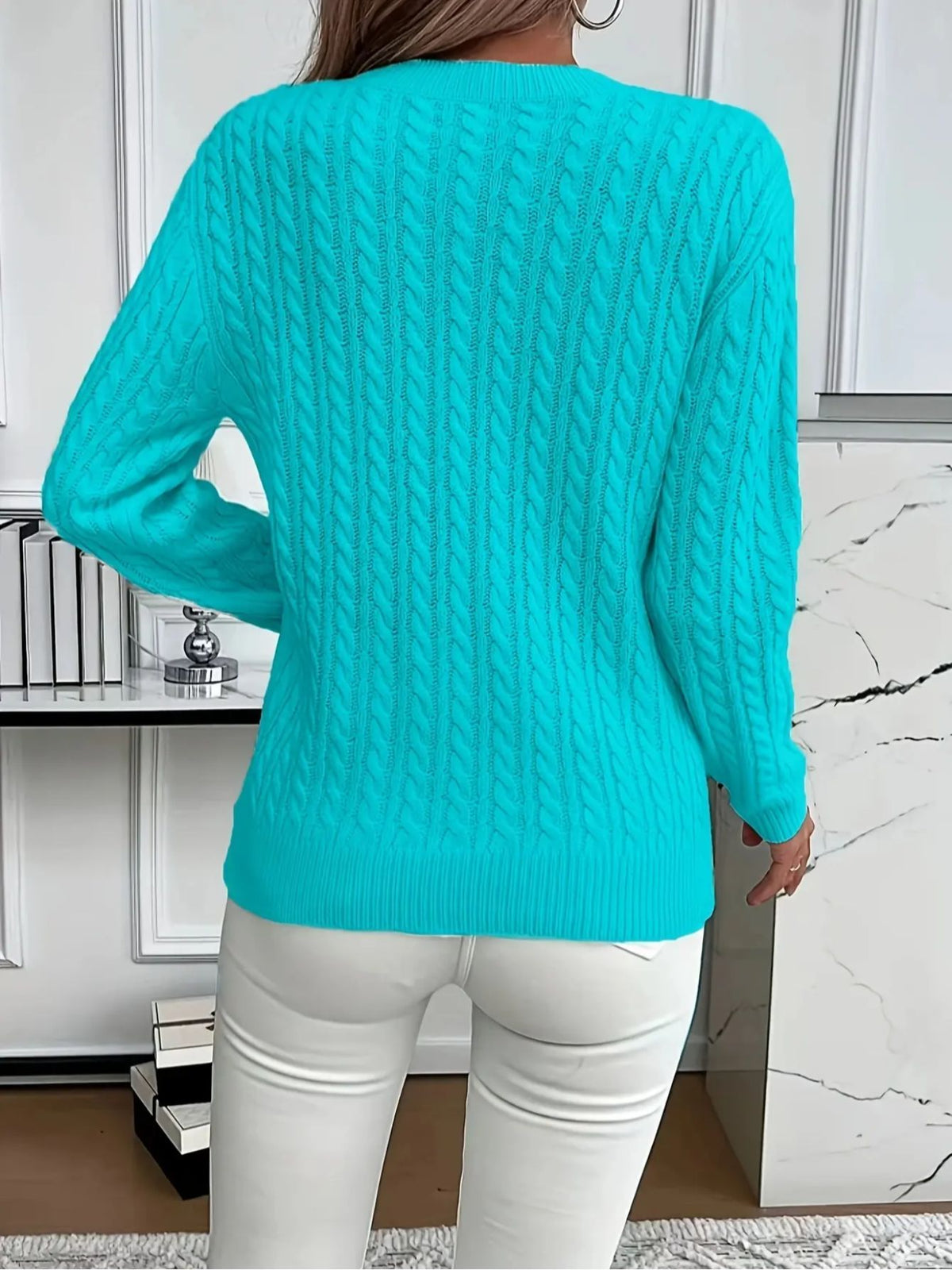 Women's Comfortable Round Neck Sweater