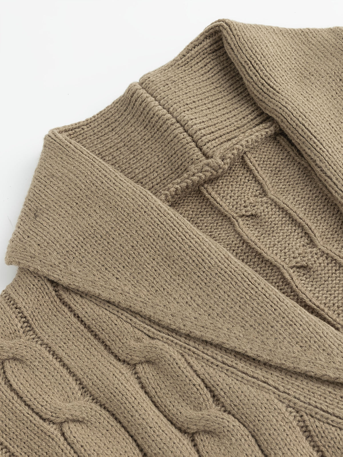 Elliot | Cable-Knit Cardigan with Shawl Collar