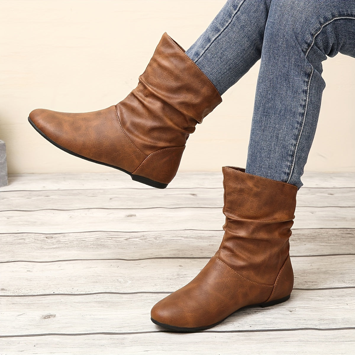 Lucia | Relaxed Slip-On Ankle Boots