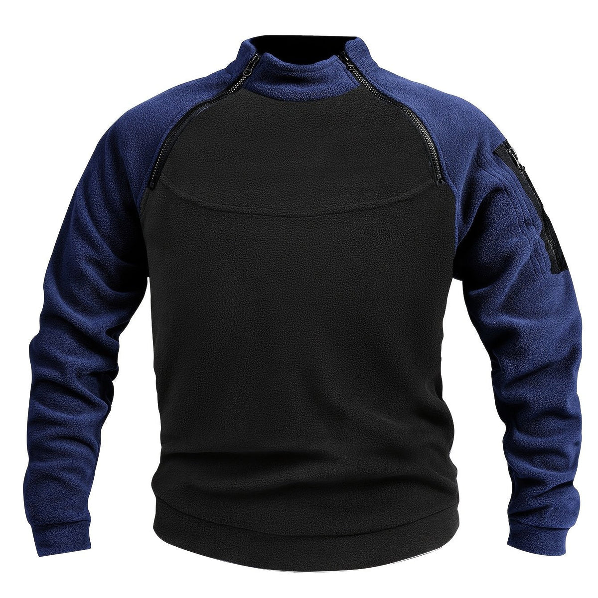 Grady | Military-Inspired Pullover with Zip Details