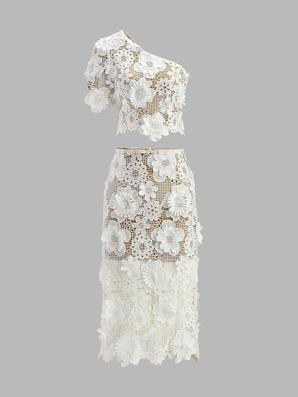 Ladies 2-Piece Lace Set