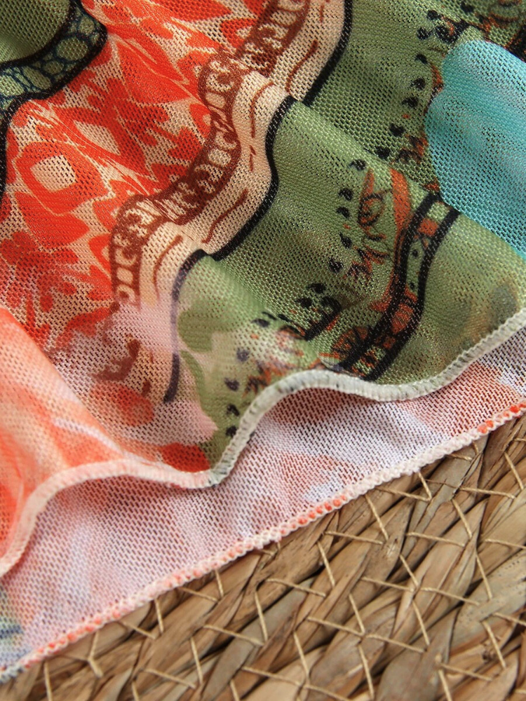 Ladies' Bikini Set Tropical Print