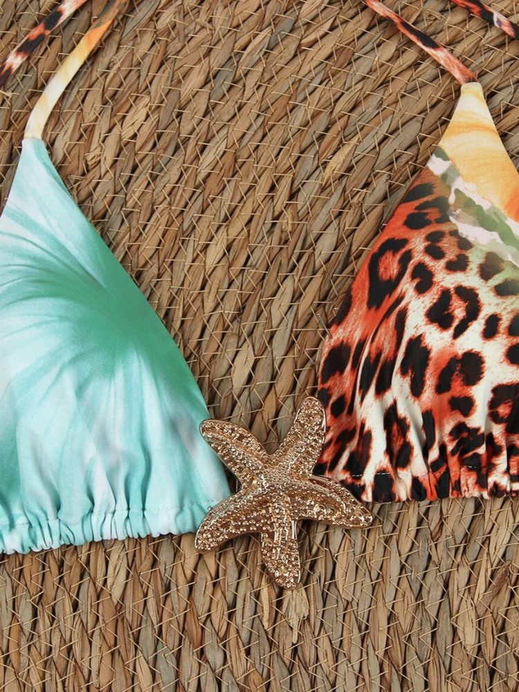 Ladies' Bikini Set Tropical Print