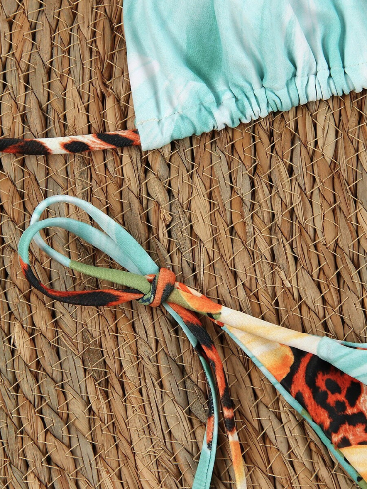 Ladies' Bikini Set Tropical Print