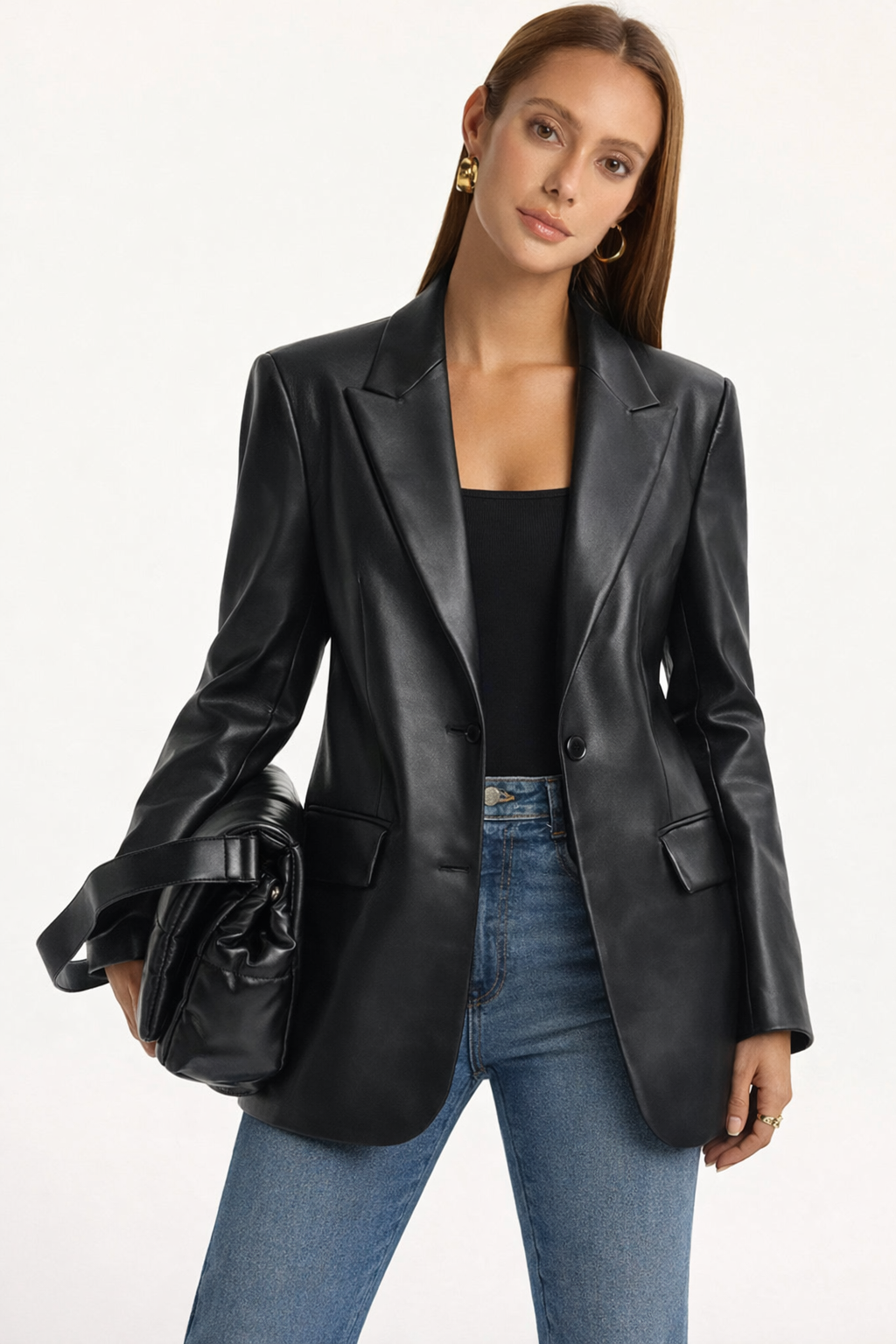 Ladies' Leather Blazer