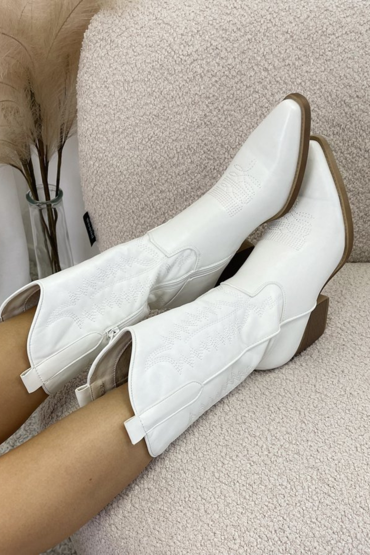 Ladies' Cowboy Boots Western Pointed Toe Block Heel