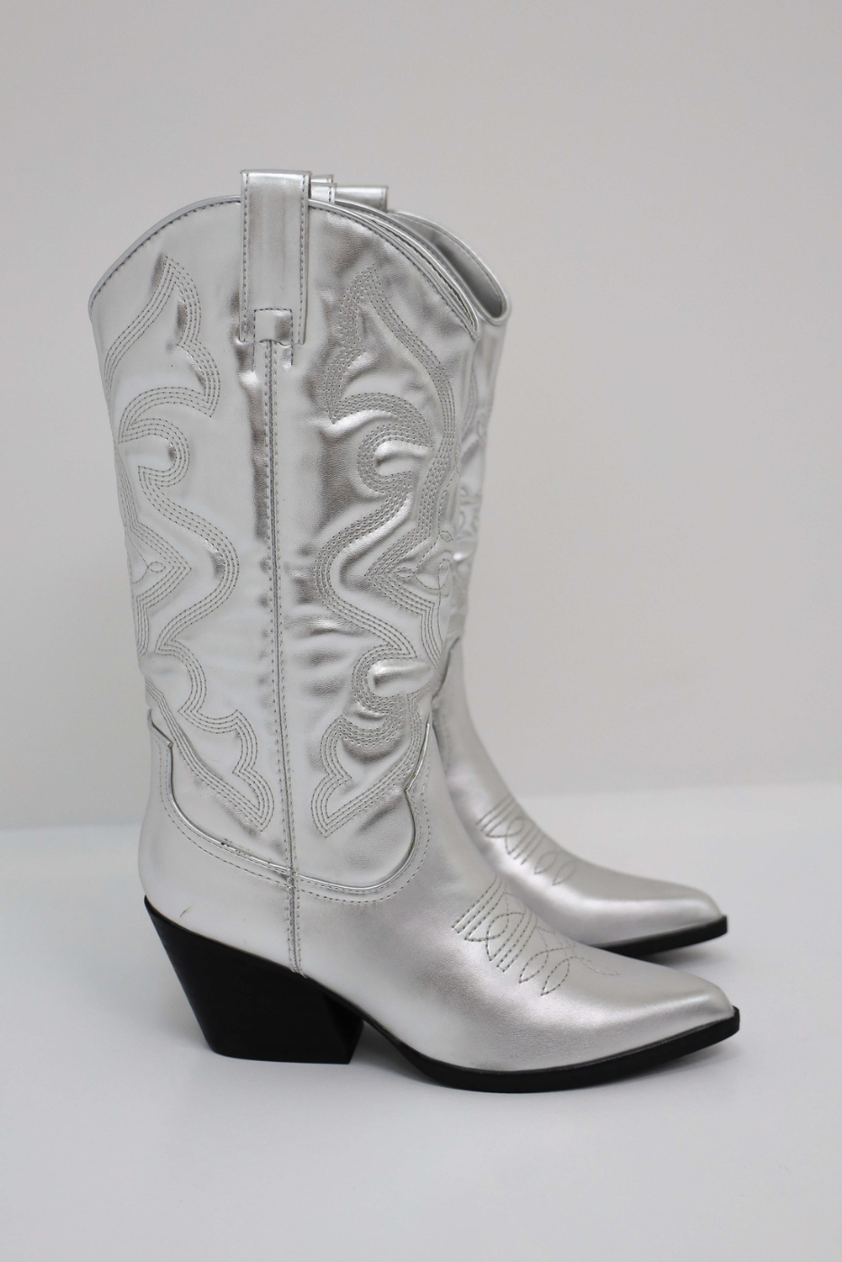 Ladies' Cowboy Boots Western Pointed Toe Block Heel