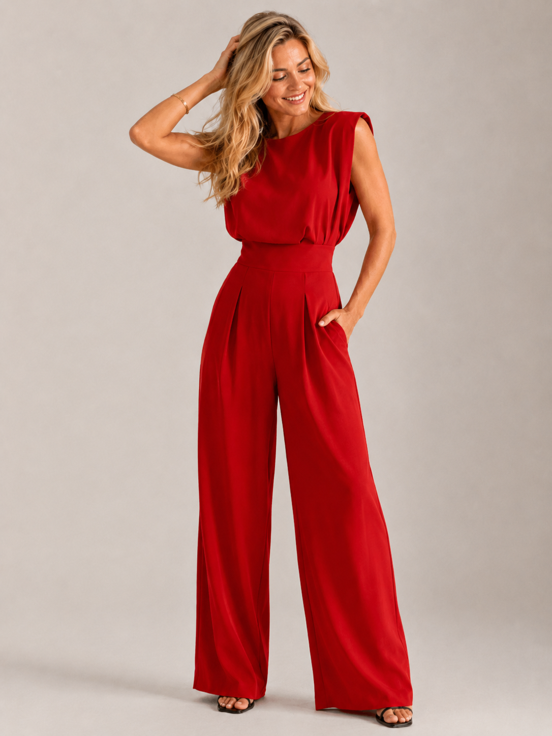 Dames Jumpsuit Mouwloos