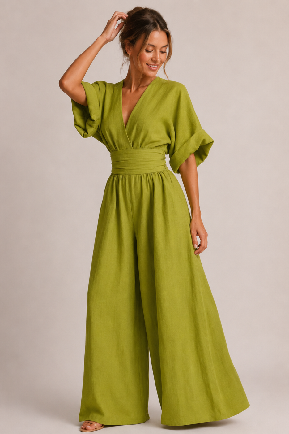 Dames Jumpsuit Wijde Pijpen