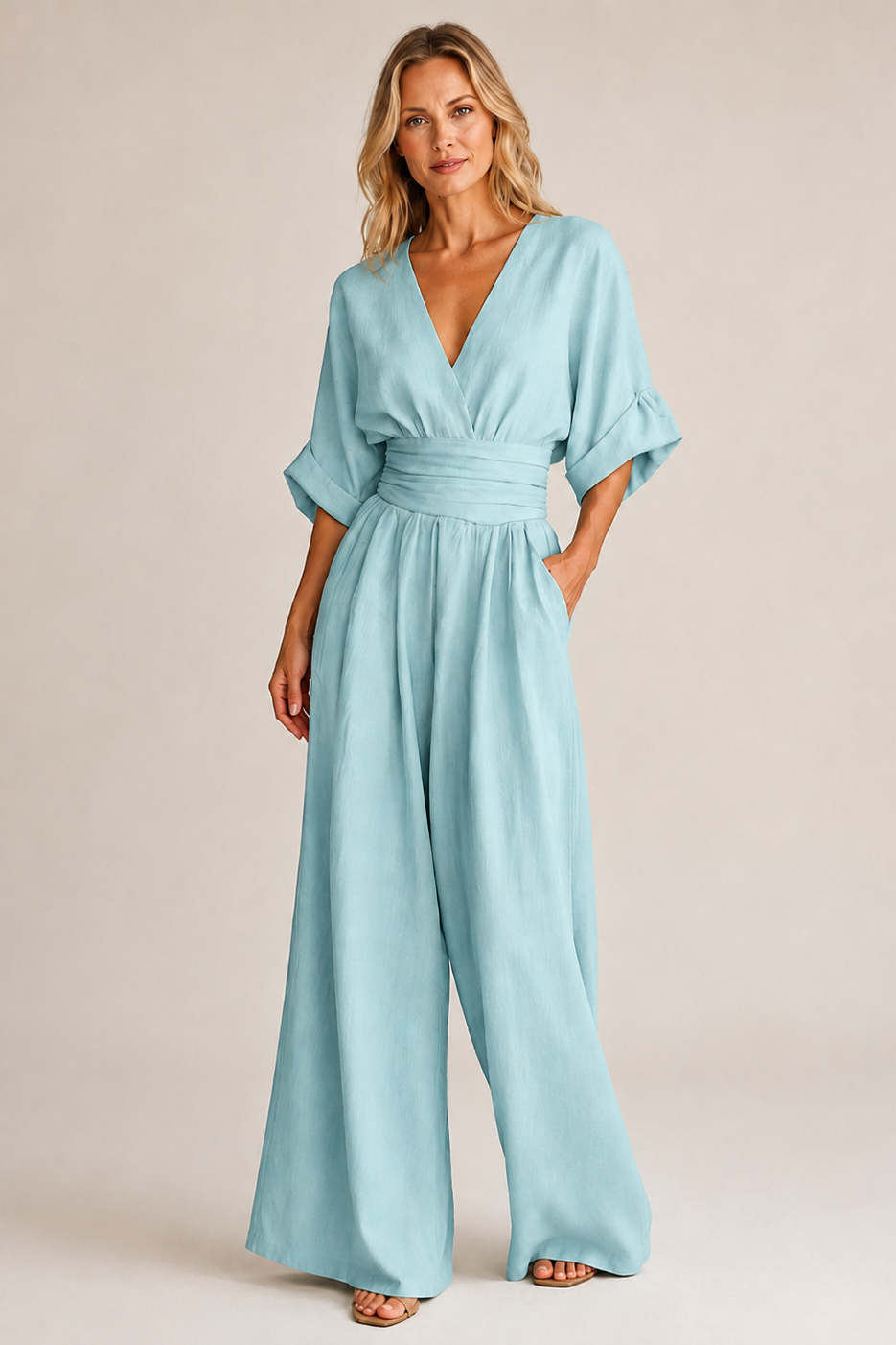 Dames Jumpsuit Wijde Pijpen