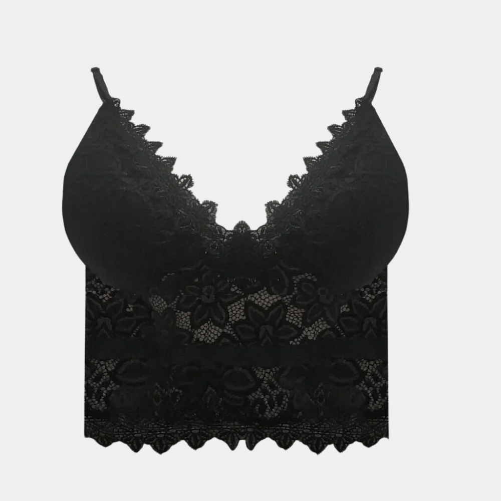 Ladies Lace Cropped Top