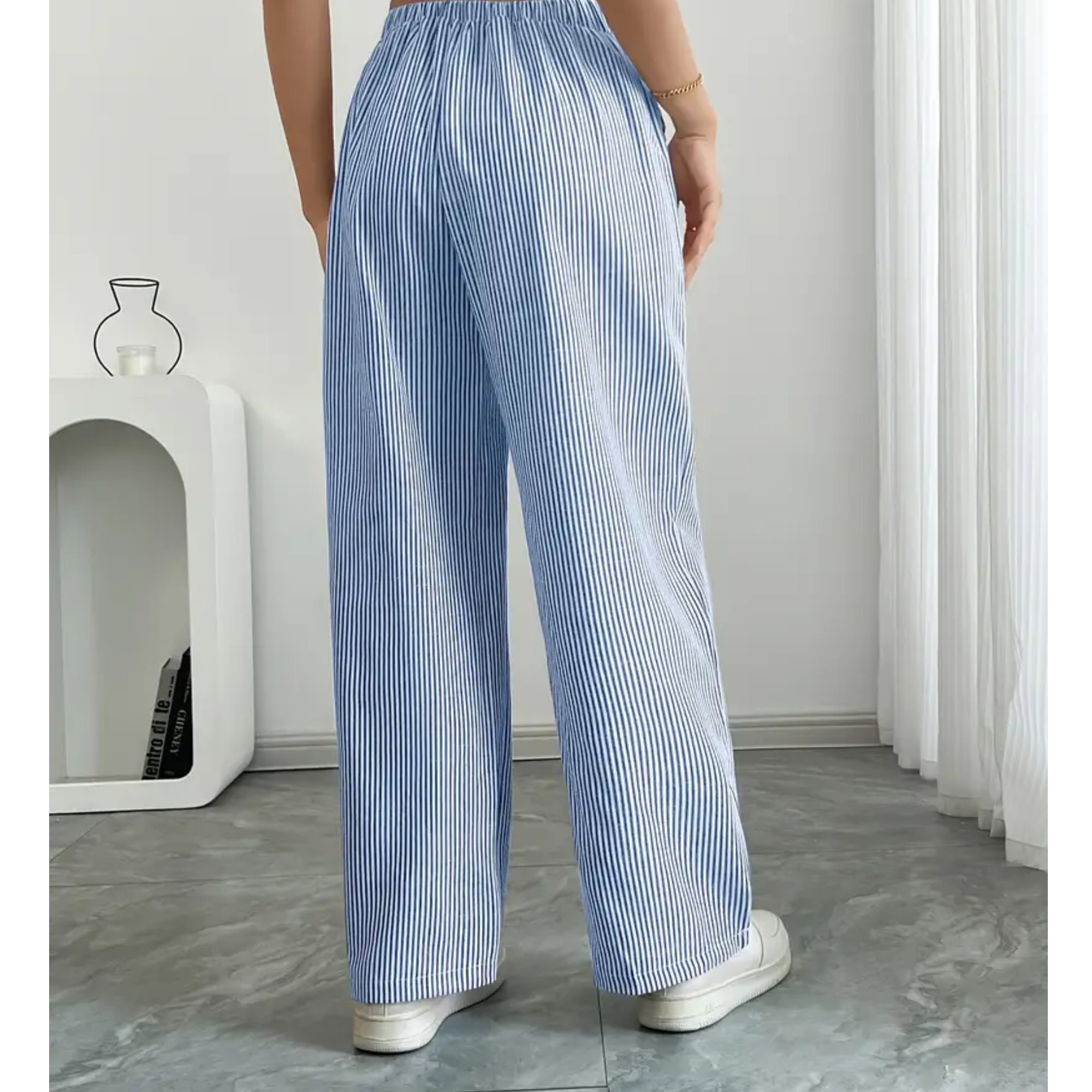 Ladies' Linen Wide Trousers