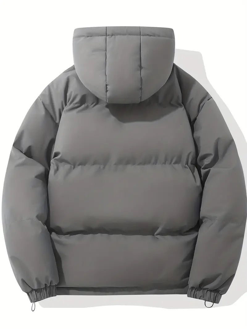 Ladies' winter coat with elegant fit and lined hood for warmth