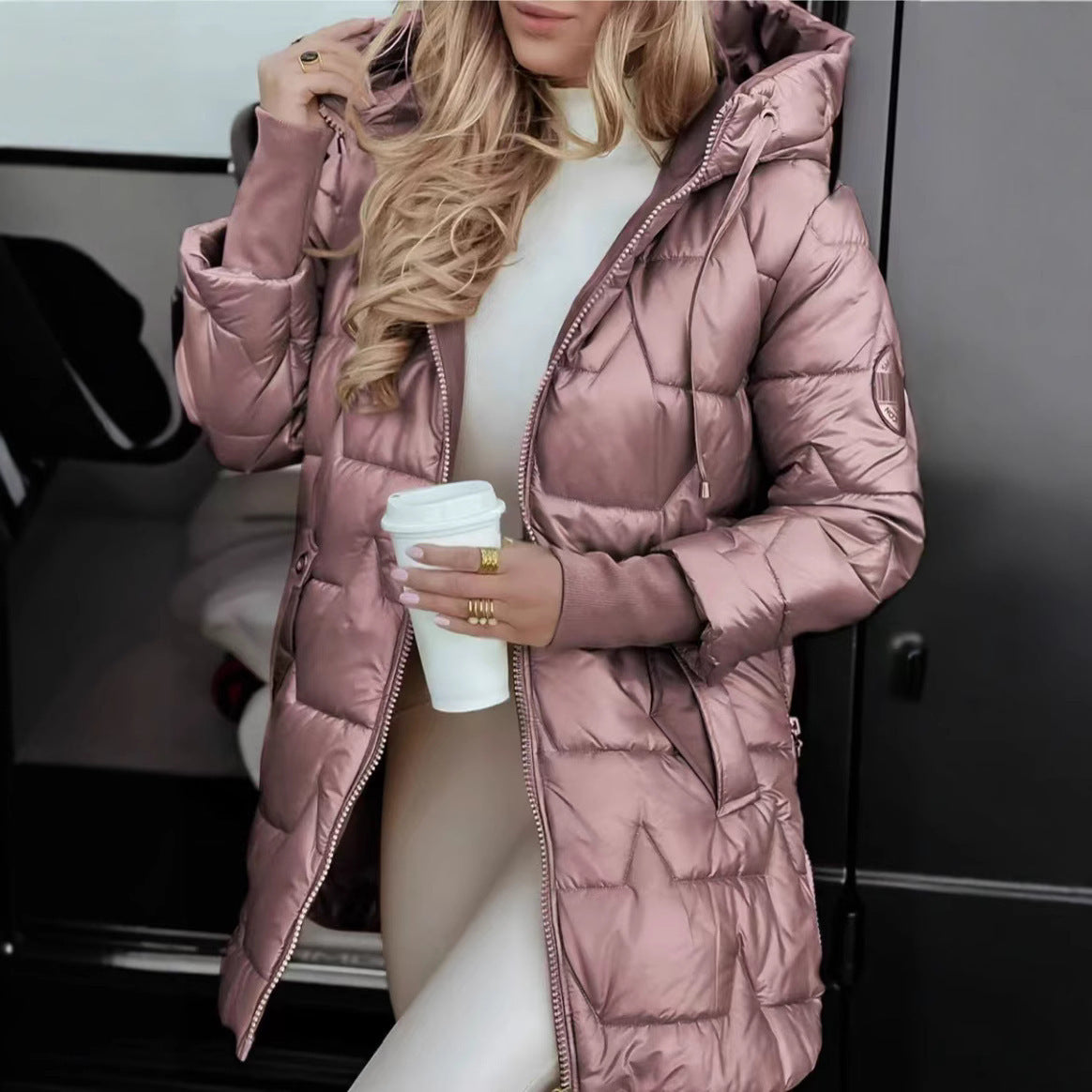 Ladies Midi Puffer Jacket | Warm, Stylish and Functional