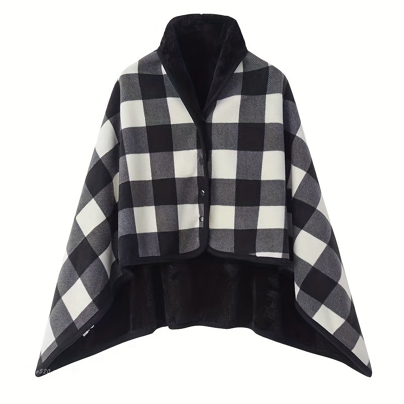 Rosamund | Cozy Plaid Wrap Scarf