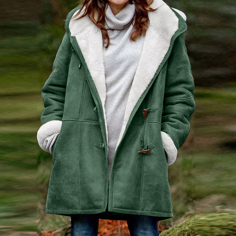 Madeline | Hooded Toggle Jacket