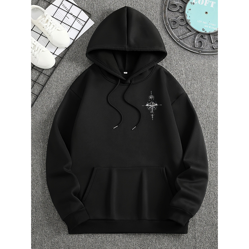 Men's Hoodie | Comfort, style, and a bold compass design