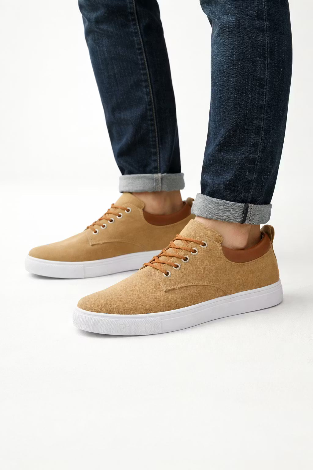 Canvas Sneakers with Laces for Men