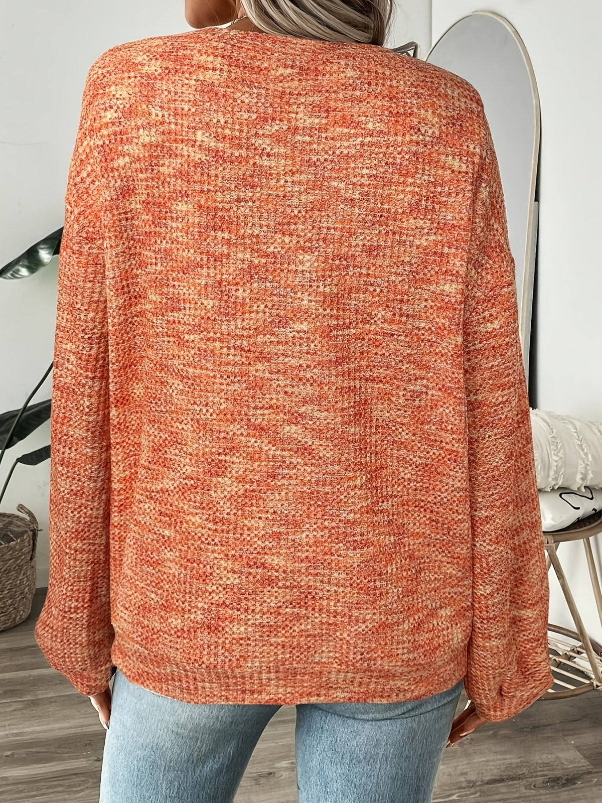 Greta | Cozy Waffle-Knit Sweater