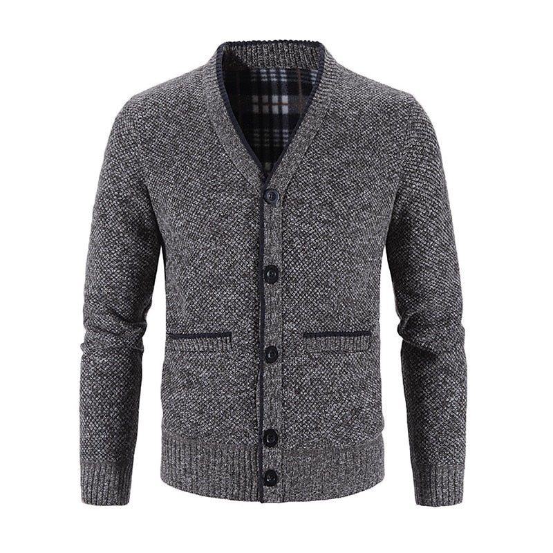 Hugh | V-Neck Textured Cardigan
