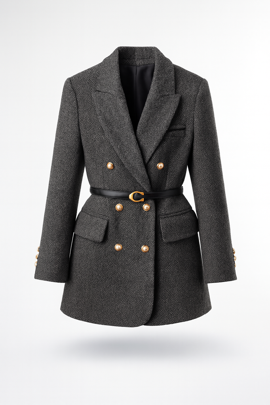 Victoire – Blazer with Belt Detail
