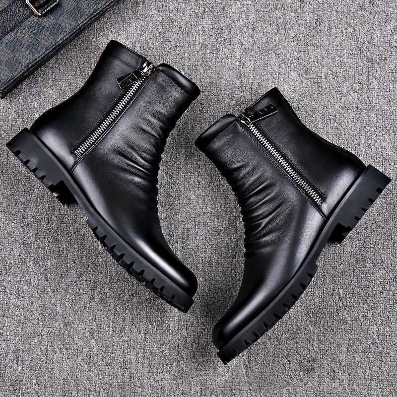 Carson | Stylish Side-Zip Ankle Boots