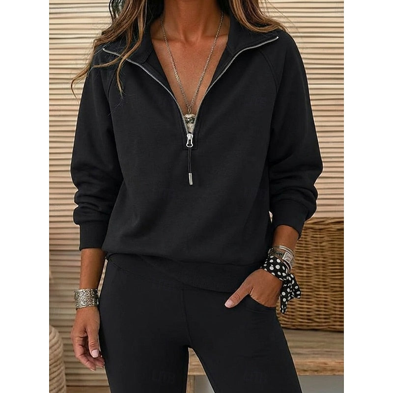 Anthea | Cozy Quarter-Zip Pullover
