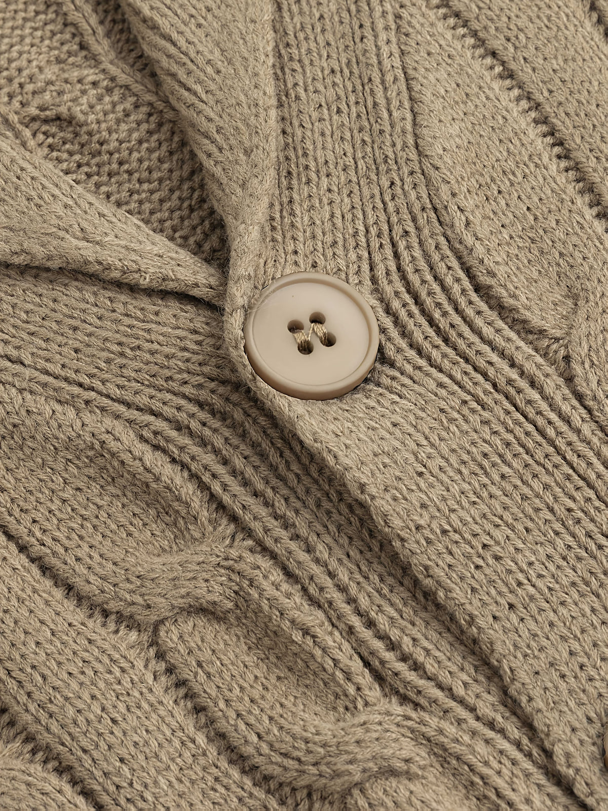 Elliot | Cable-Knit Cardigan with Shawl Collar