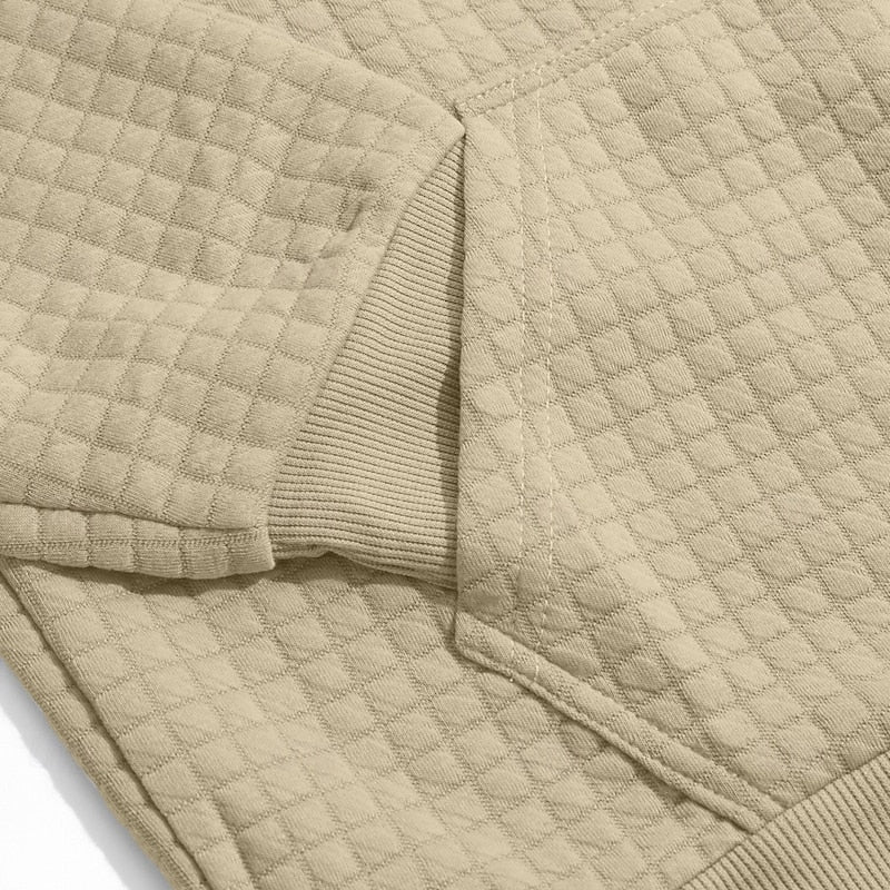 Merrick | Textured Hooded Sweatshirt