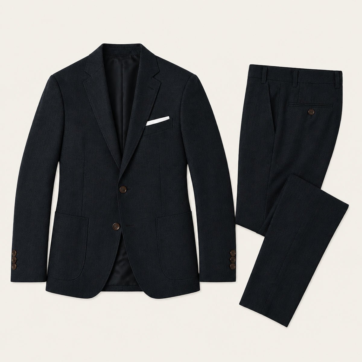 Men’s Slim Fit Set – Two Piece Business Wedding Suit