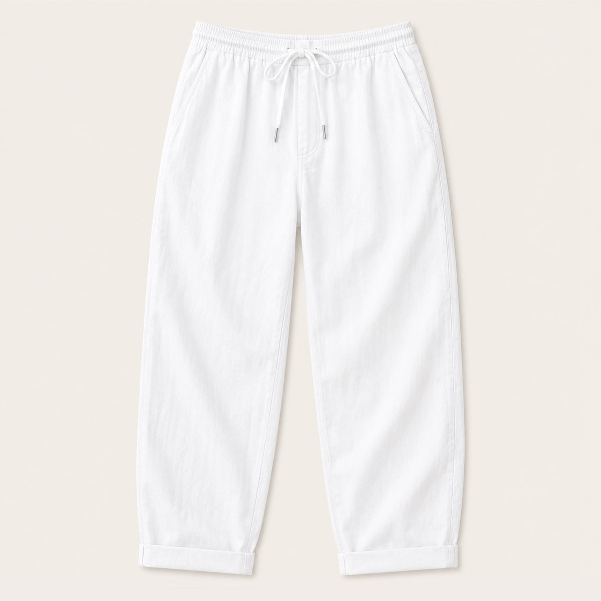 The Maple Ridge Men’s Cotton Linen Wide Leg Trousers