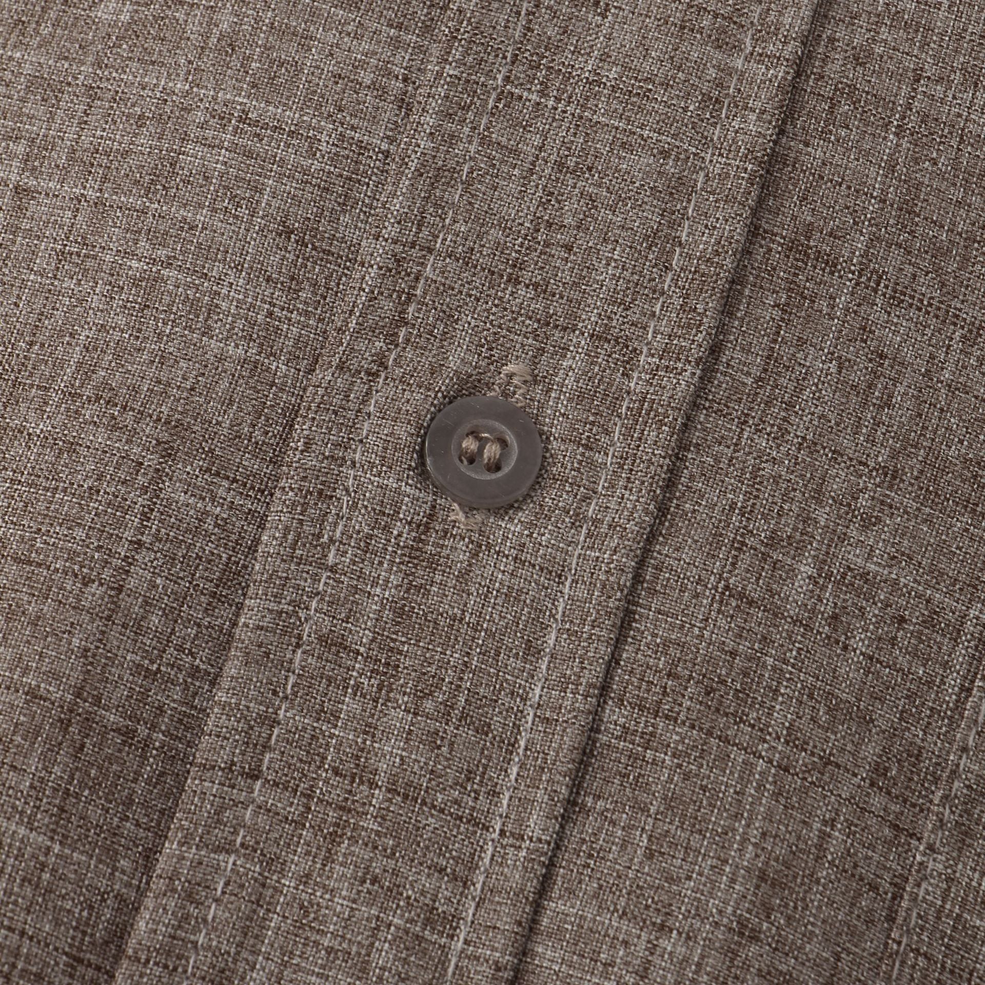 Solid Colour Cotton Button-Up