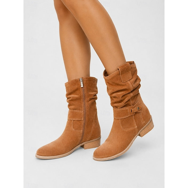 Josephine | Relaxed Block-Heel Ankle Boots