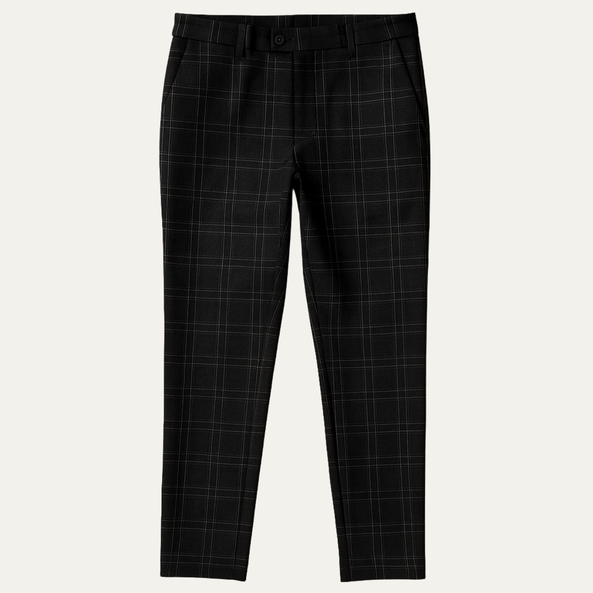 The Sheffield Men’s Smart Casual Checked Slim Fit Trousers