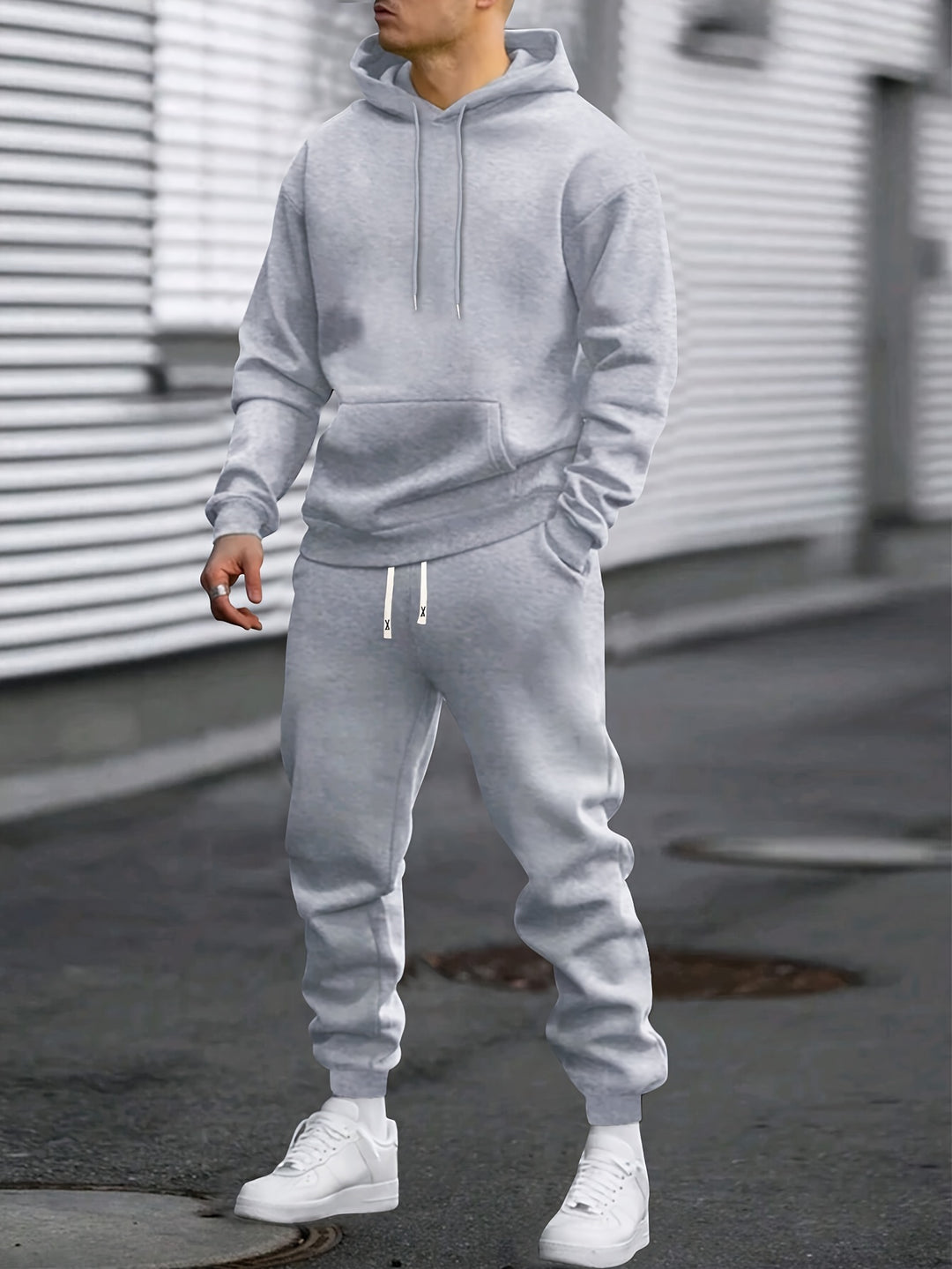 Men's Sports Set | Hoodie & Jogging Trousers | Comfortable & Breathable | Spring & Autumn