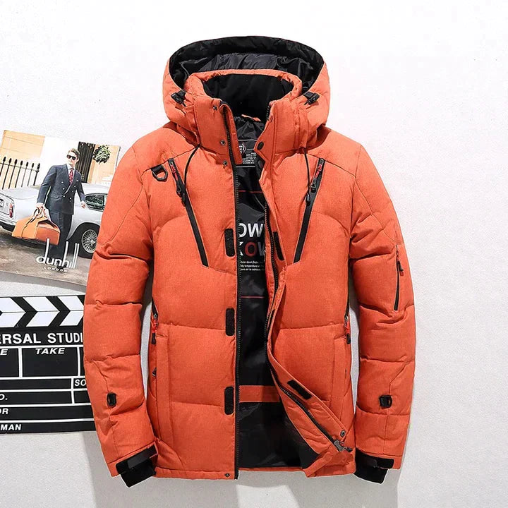Men's Winter Jacket | Warm Ski Jacket with Hood
