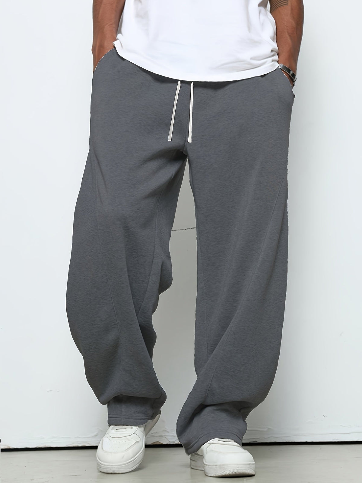 Men's Trousers | Wide Legs | Slip-On Model | Autumn