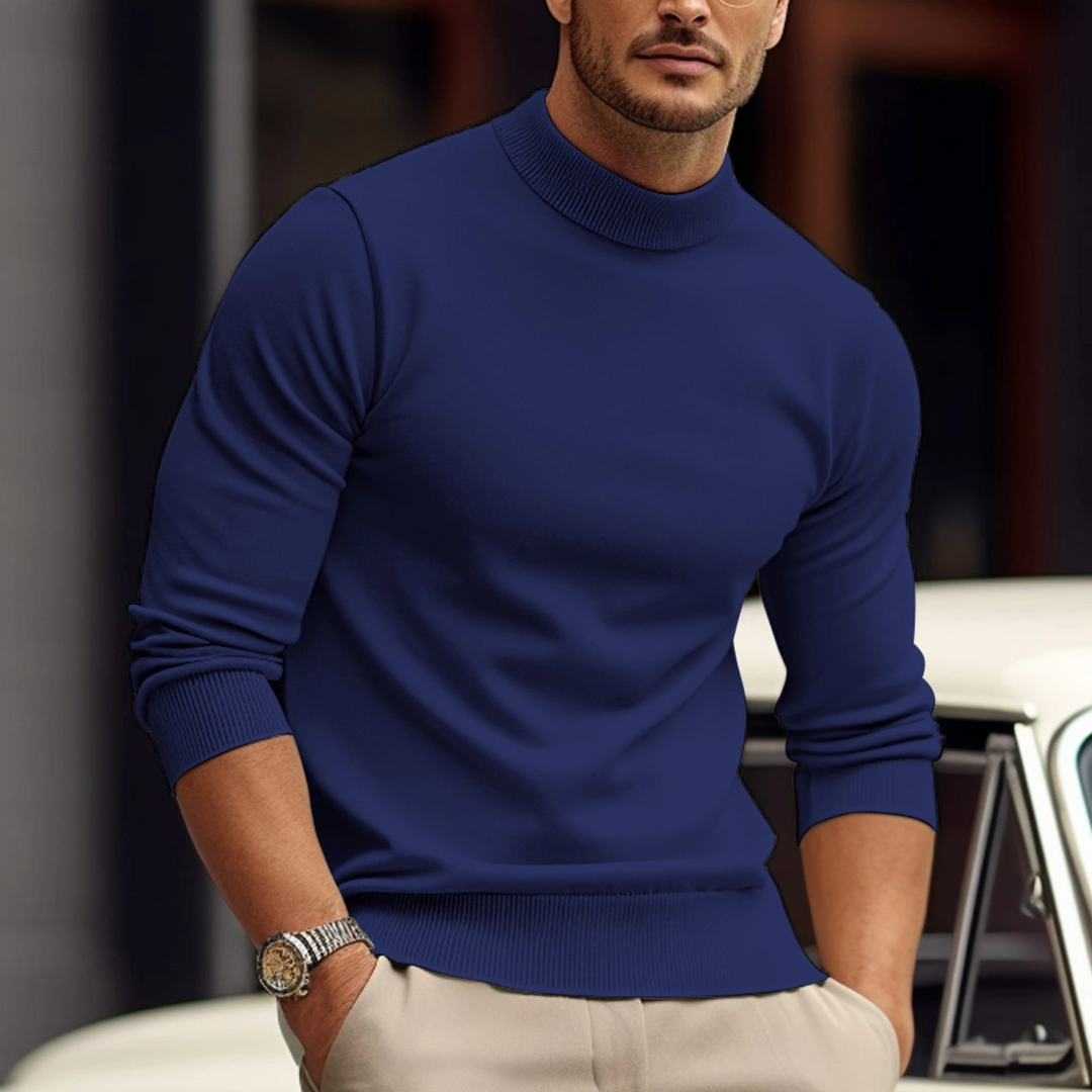 Men's Jumpers | High Neck | Slim Fit | Modern Design