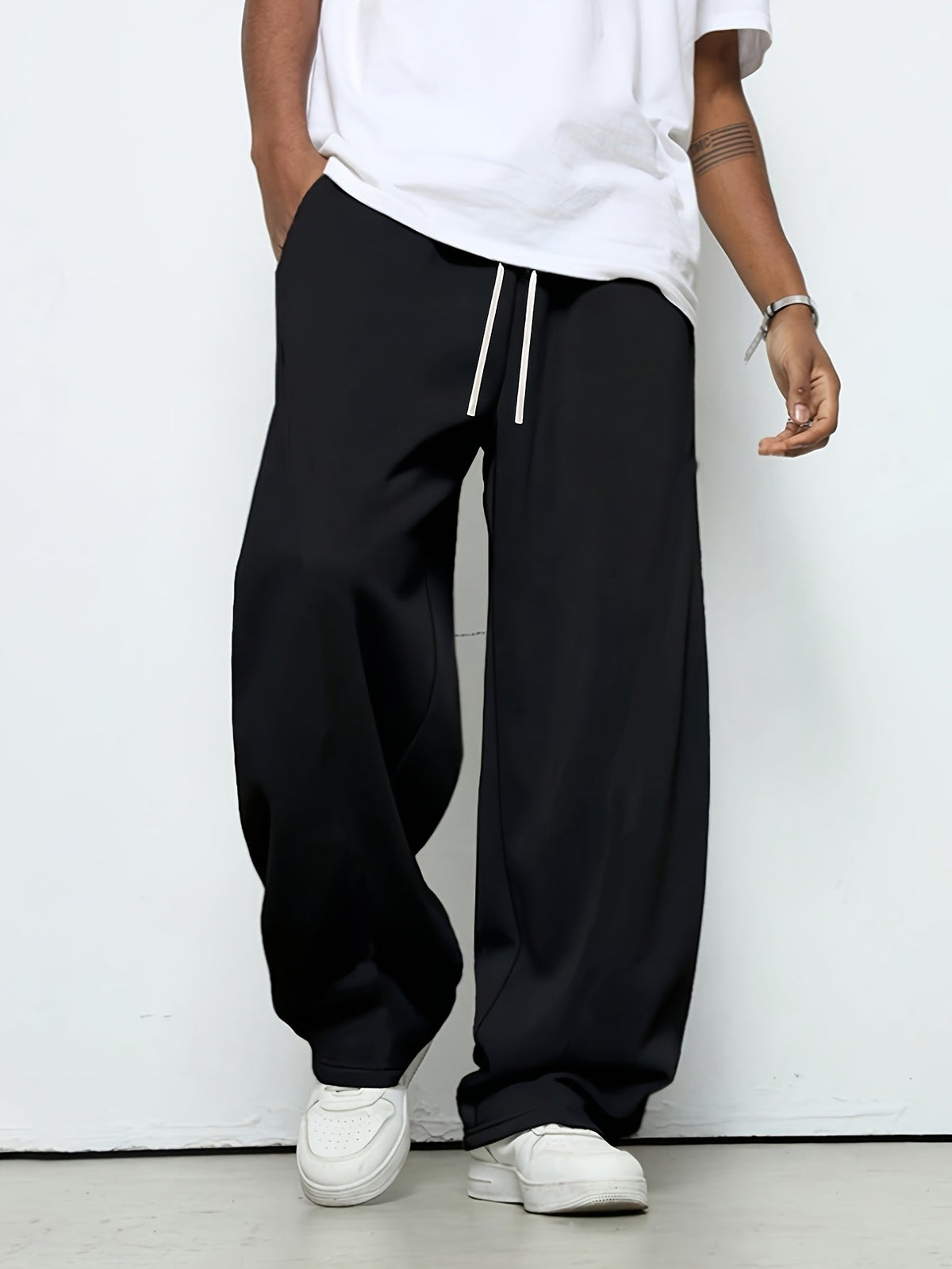 Men's Trousers | Wide Legs | Slip-On Model | Autumn