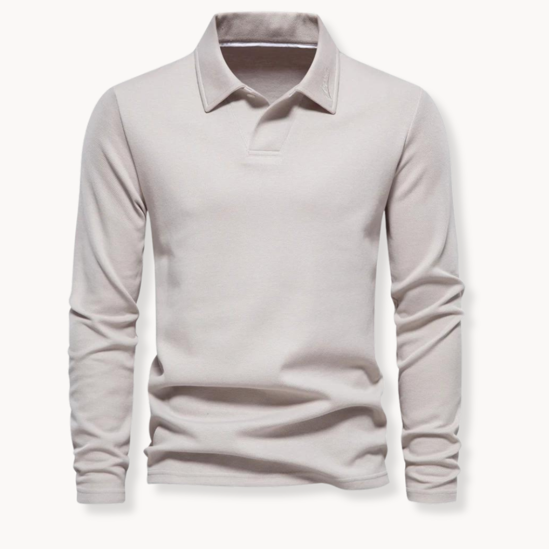 Men's Polo | Long Sleeve T-Shirt | Timeless Comfort & Elegant Style