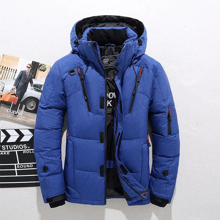 Men's Winter Jacket | Warm Ski Jacket with Hood