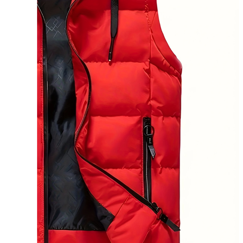 Men's Bodywarmer | Winter Vest with Hood | Light & Warm Outdoor