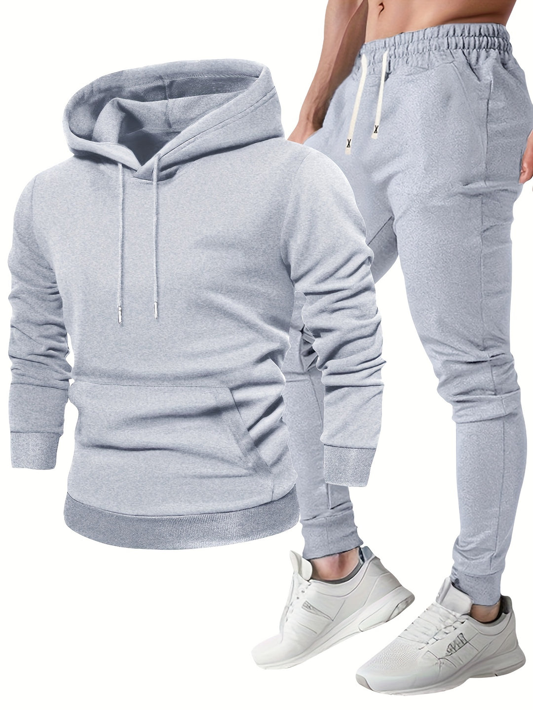 Men's Sports Set | Hoodie & Jogging Trousers | Comfortable & Breathable | Spring & Autumn