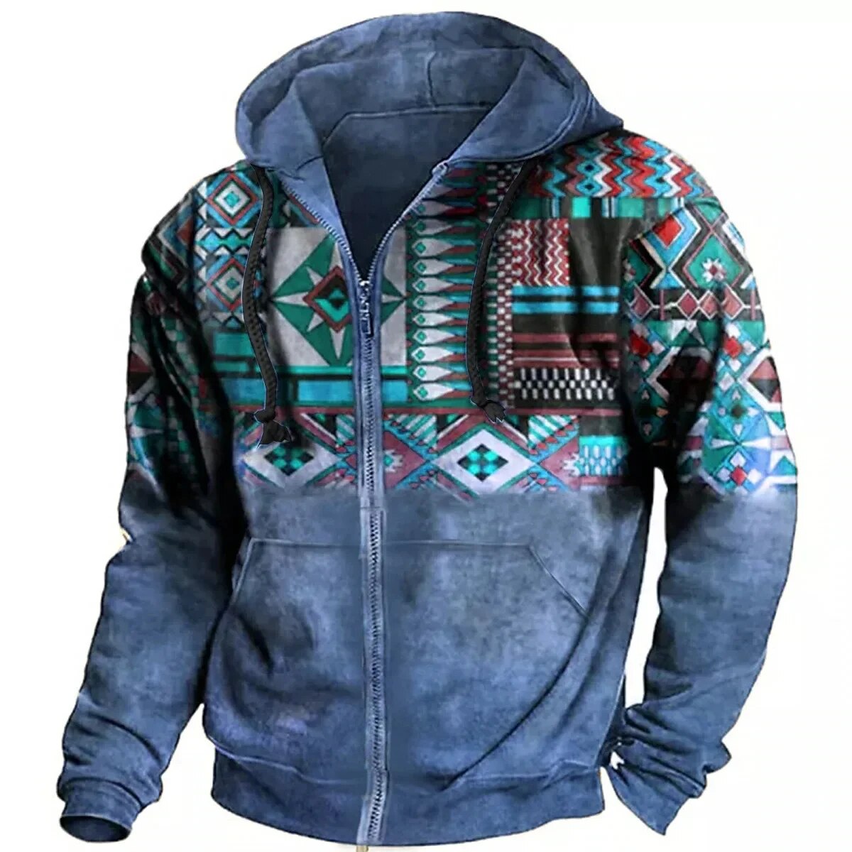Men's Winter Jacket | Zip Hoodie | Unique Design & Casual Comfort