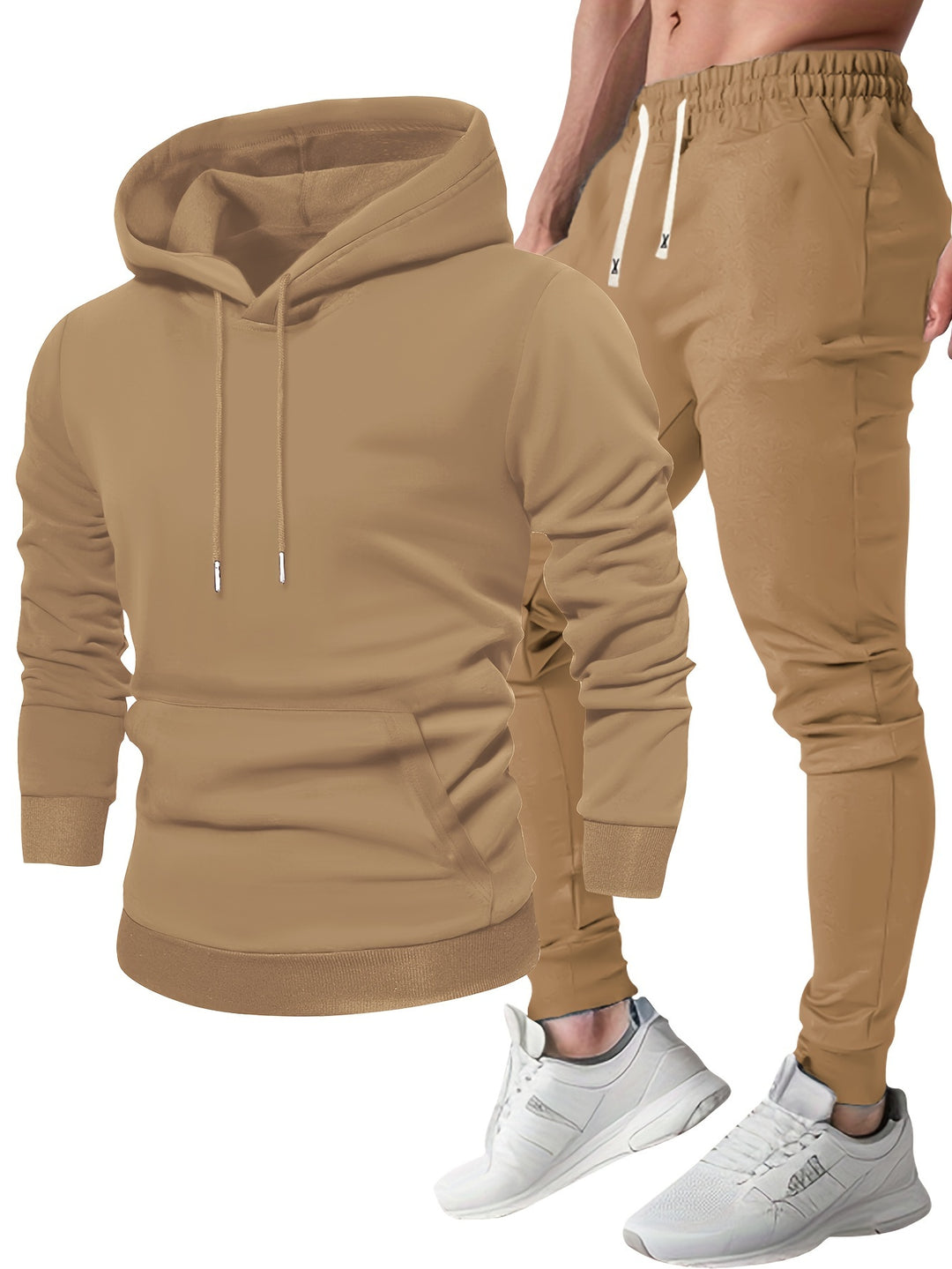 Men's Sports Set | Hoodie & Jogging Trousers | Comfortable & Breathable | Spring & Autumn
