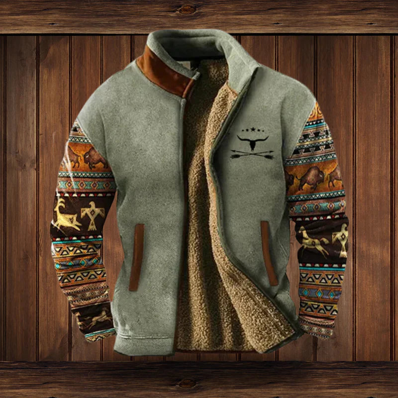 Men's Winter Jacket | Warm & Sustainable | Vintage Design | Outdoor Style
